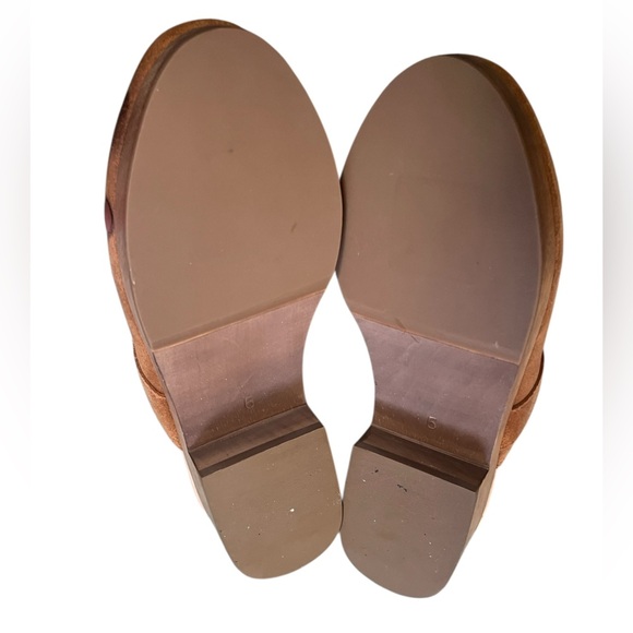 Talbots Winni tan suede clogs mules Made in Brazil - Picture 9 of 11